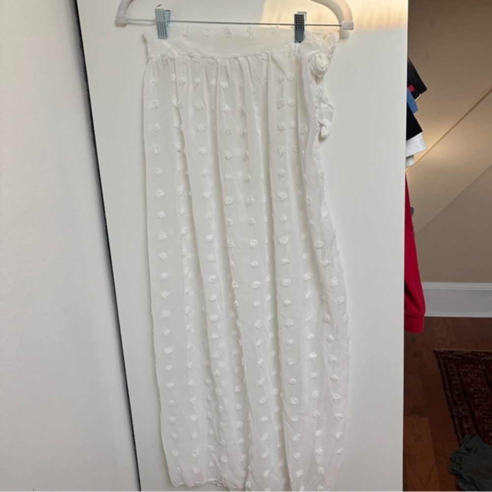 Elegant White Skirt coverup